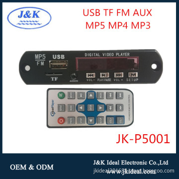 Car bluetooth fm audio USB mp3 mp4 mp5 video player module